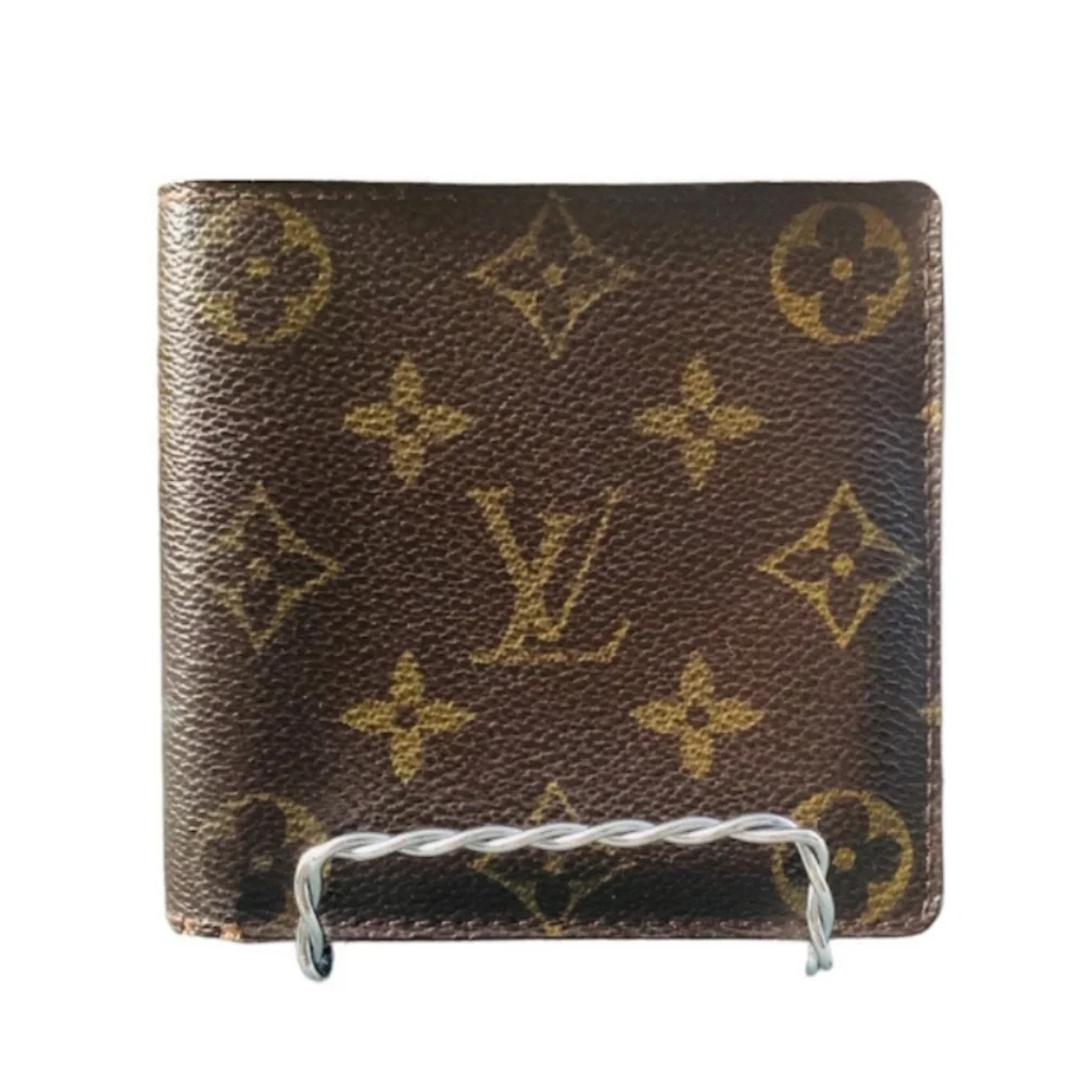 Authentic LOUIS VUITTON Monogram bifold unisex Marco wallet - Picture 1 of 11